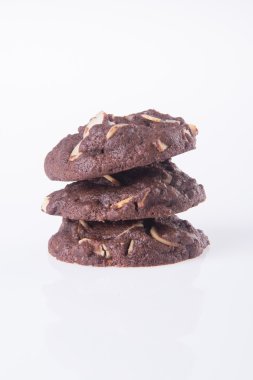 badem çikolata Çerezler özgeçmişlerine yongaları.