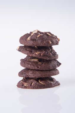 badem çikolata Çerezler özgeçmişlerine yongaları.