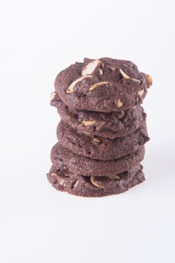 badem çikolata Çerezler özgeçmişlerine yongaları.