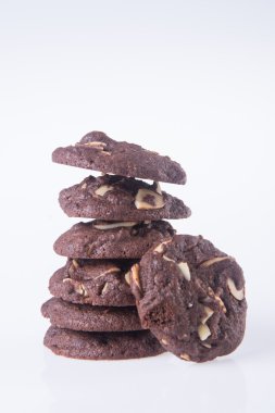 badem çikolata Çerezler özgeçmişlerine yongaları.