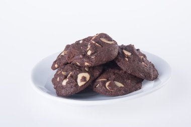 badem çikolata Çerezler özgeçmişlerine yongaları.