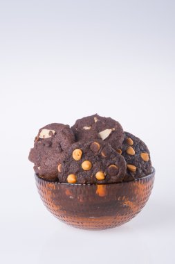 zemin üzerine çikolata Çerezler