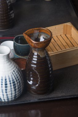 Japon mutfağı. arka planda aşkına