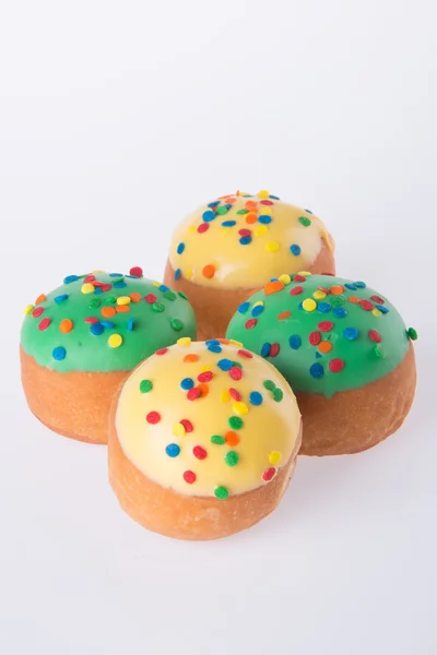 Doce mini donut no fundo — Fotografia de Stock