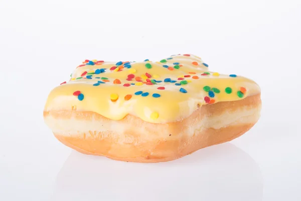 Sternförmiger Donut auf Hintergrund — Stockfoto