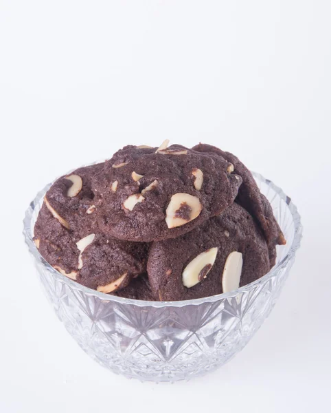 badem çikolata Çerezler özgeçmişlerine yongaları.