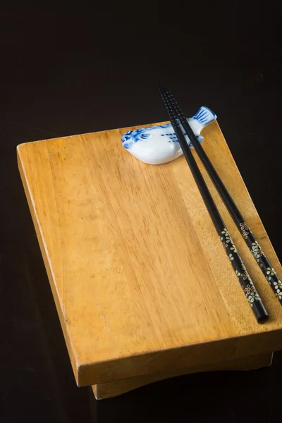 Japanese cuisine. sushi empty background on the background — Stock Photo, Image