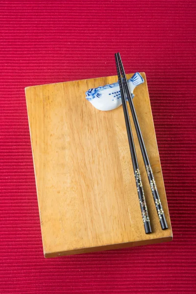 Japanische Küche. Sushi leeren Hintergrund auf dem Hintergrund — Stockfoto