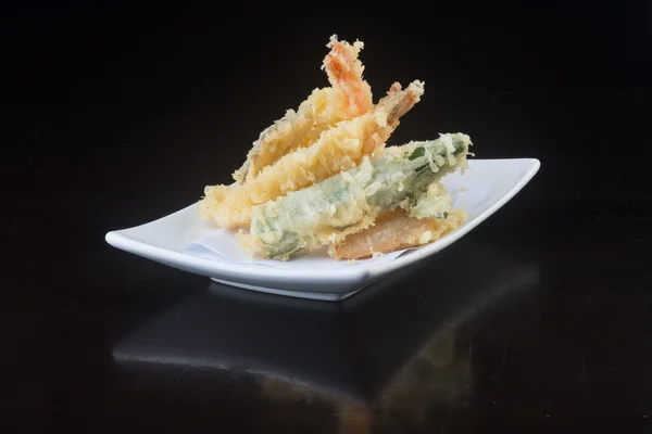 Japanese cuisine. tempura seafood on the background — Stock Photo, Image