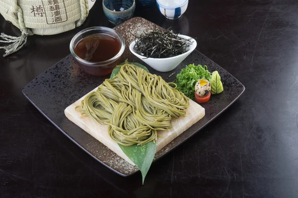 Japanische Küche. udon auf dem Hintergrund — Stockfoto