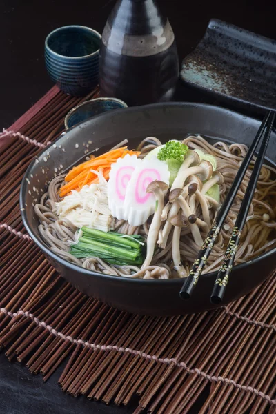 Japanese cuisine. udon on the background — Stock Image Japanese cuisine. udon on the background Royalty Free Stock Photos