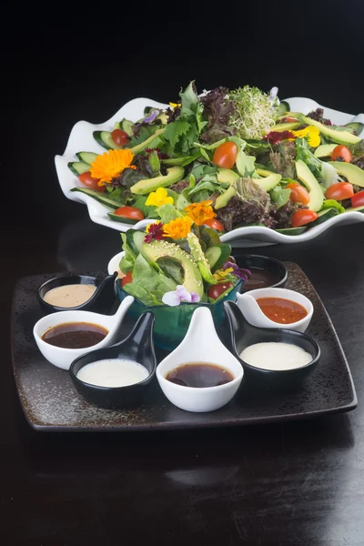 Salad. salad on the background — Stock Photo, Image