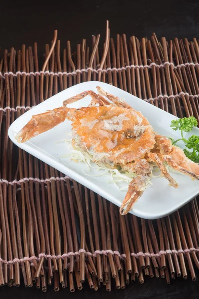 日本料理。螃蟹的背景 — 图库照片