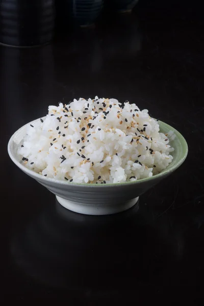 일본 요리입니다. 백그라운드에 쌀 — 스톡 사진