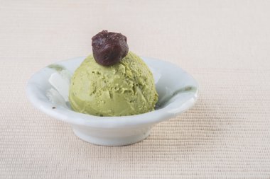 dondurma. dondurma kaşık arka plan üzerinde