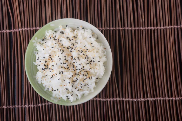 Cozinha japonesa. arroz em segundo plano — Fotografia de Stock