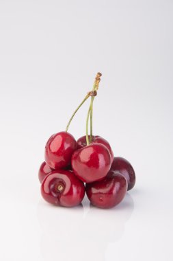 färska körsbär bär på bakgrund