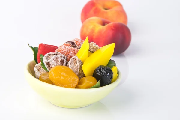 Preserved fruits & Dried fruits. Food Snack on a Background — Stock Photo, Image