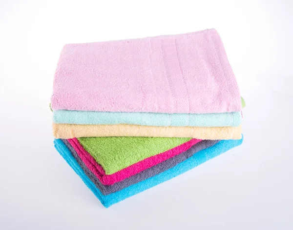 Asciugamano. asciugamano su uno sfondo — Foto Stock