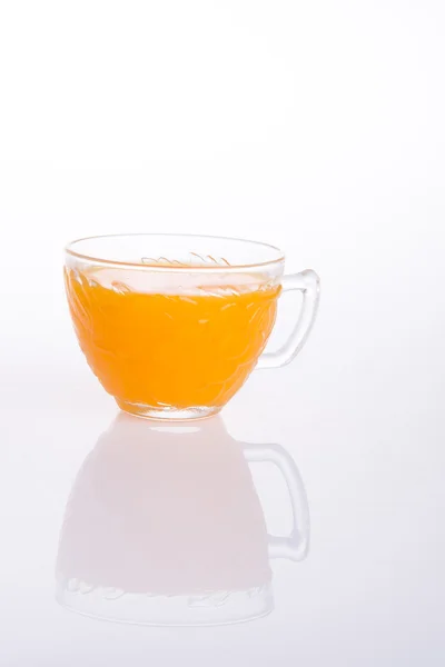 El jugo de naranja sobre el fondo — Foto de Stock