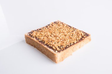 ekmek. Çikolata kremalı ekmek dilimi