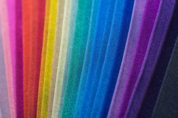 Échantillons de texture de tissu multi couleur — Photo