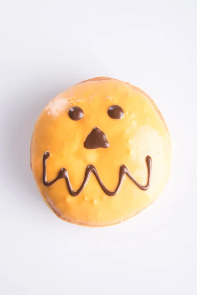 Donut. donut halloween no fundo — Fotografia de Stock