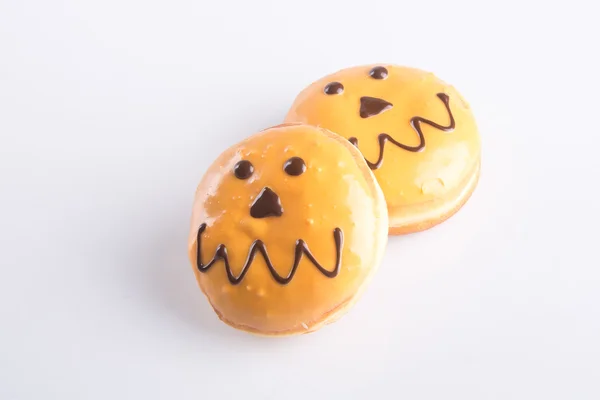 Donut. donut de Halloween en el fondo —  Fotos de Stock
