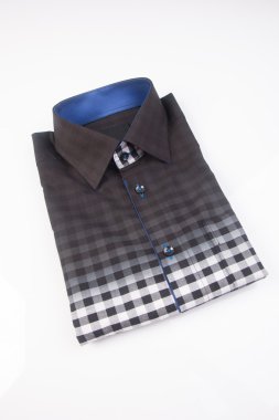 gömlek. bir arka plan üzerinde katlanmış erkek gömlek