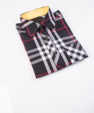 gömlek. bir arka plan üzerinde katlanmış erkek gömlek