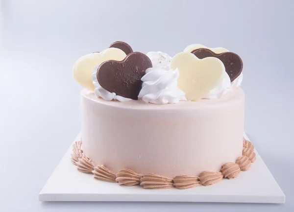 Tårta. choklad glass tårta på bakgrund — 图库照片