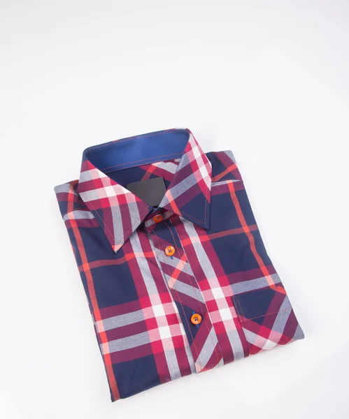 Shirt. mens shirt folded on a background — Stock Photo, Image