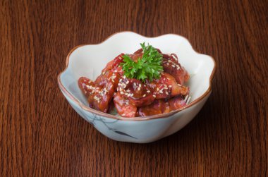 Japon mutfağı. arka planda suşi ahtapot