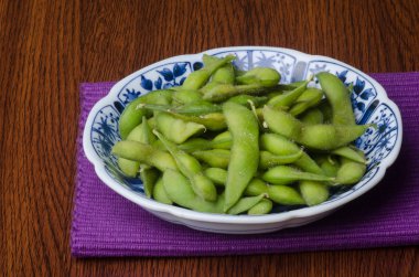 Japon mutfağı. arka planda Japon soya