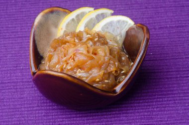 cozinha japonesa. comida japonesa no fundo