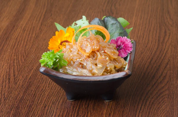 Cocina japonesa. comida japonesa en el fondo — Foto de Stock