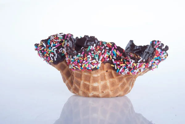 Wafer bowl. wafer bowl on a background — Stock Photo, Image