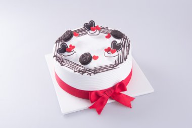 kek, pasta dondurma arka planda