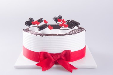 kek, pasta dondurma arka planda