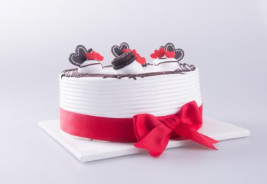 kek, pasta dondurma arka planda