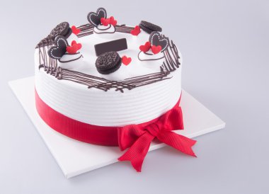 kek, pasta dondurma arka planda