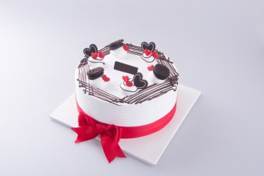 kek, pasta dondurma arka planda