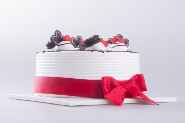 kek, pasta dondurma arka planda