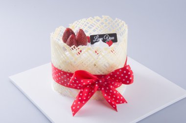 kek, pasta dondurma arka planda