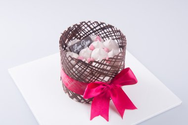 kek, pasta dondurma arka planda