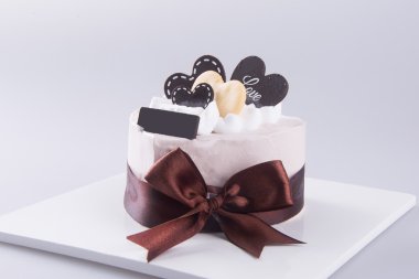 kek, pasta dondurma arka planda