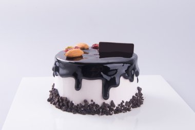 kek, pasta dondurma arka planda