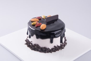 kek, pasta dondurma arka planda