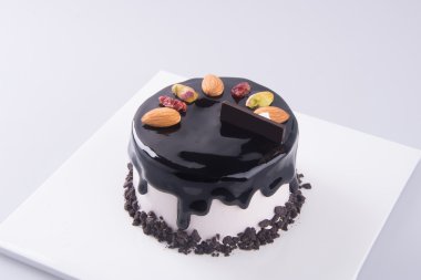 kek, pasta dondurma arka planda