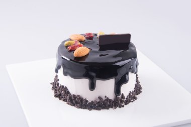 kek, pasta dondurma arka planda